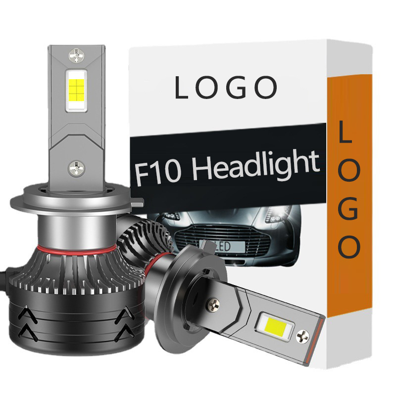 Factory direct new F10 car headlights high/low beam light integrated led bulbs 9005 Universal LED headlights H1/H4/9002/H7/H8/H9