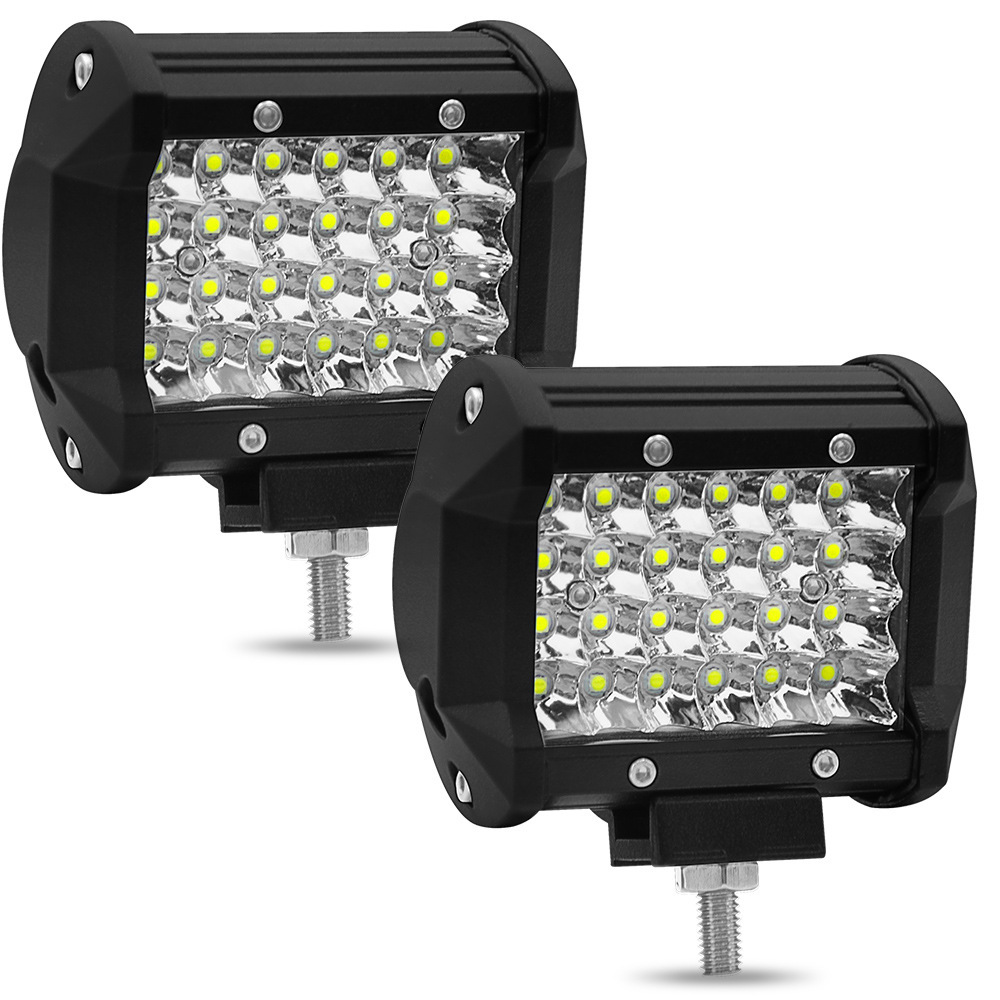Hot sale Auto lights Off-road ATV vehicle led lamps 4-inch 4-row 72w lights spotlight led car LED work lights