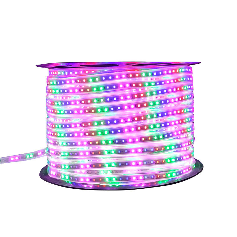 2835 led flexible waterproof strip light indoor lighting 48 led/ m six-color Christmas lamps holiday lighting