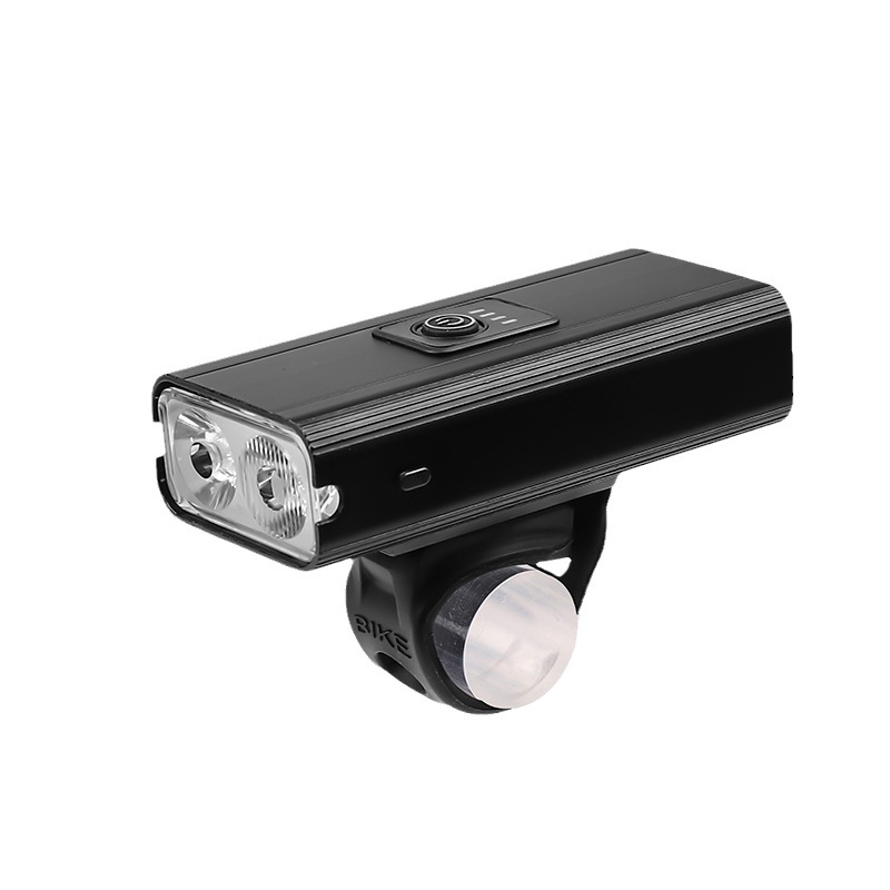 Dual T6 bicycle aluminum alloy headlights with high lumen high and low beam outdoor cycling lights USB charging front and rear lights