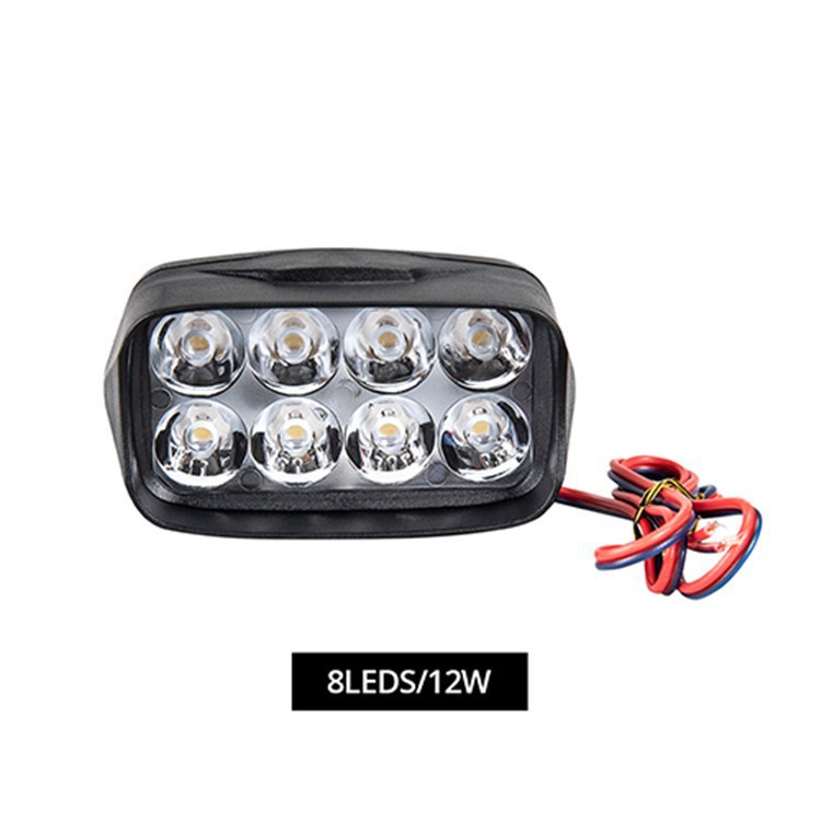 8LED Motorcycle Light Slotted Spot Light 8/12/16 Beads Auxiliary Daily Running Light MK-265