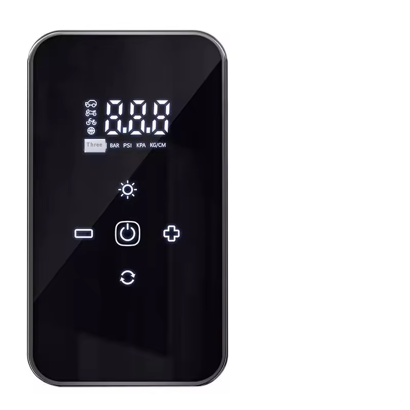 Compact Portable Car Air Pump with Digital Display Fast-Charge Electric Air Pump ABS Material