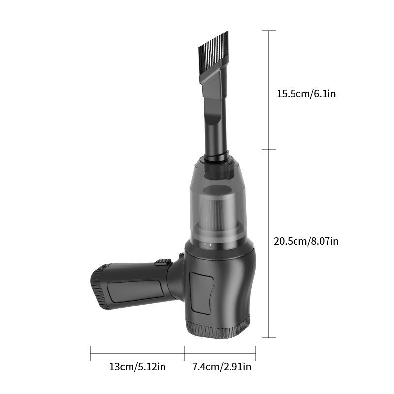 Wireless Charging Battery Powered ABS High-Power Super Strong Dust Blower Car Home Strong Suction Silent Car Vacuum Cleaner